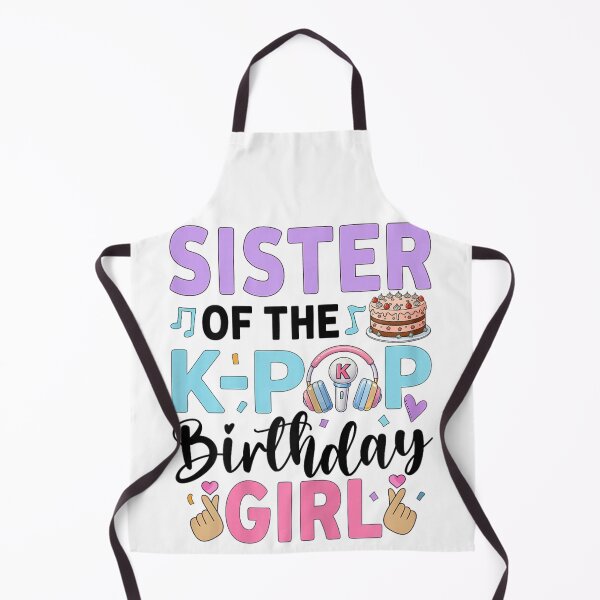 Item preview, Sister of the K-Pop Birthday Girl Cute Music Fan Party Outfit designed and sold by EvelysEmelia.