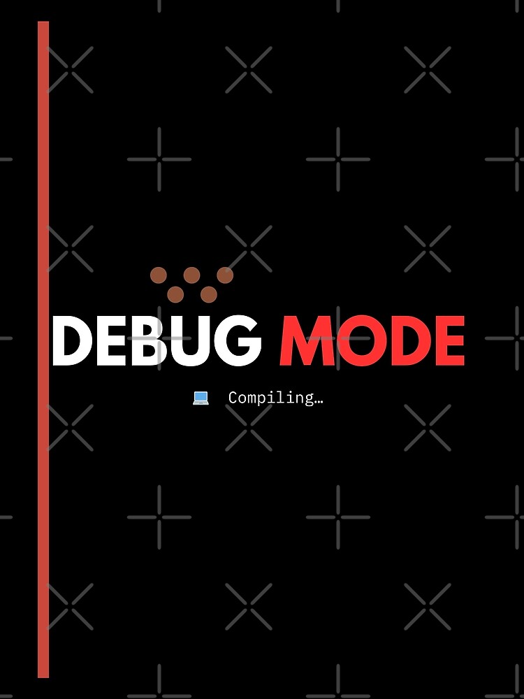 Thumbnail 3 of 3, Scarf, Debug Mode – Compiling.. – Programmer Humor Design designed and sold by AltMain.
