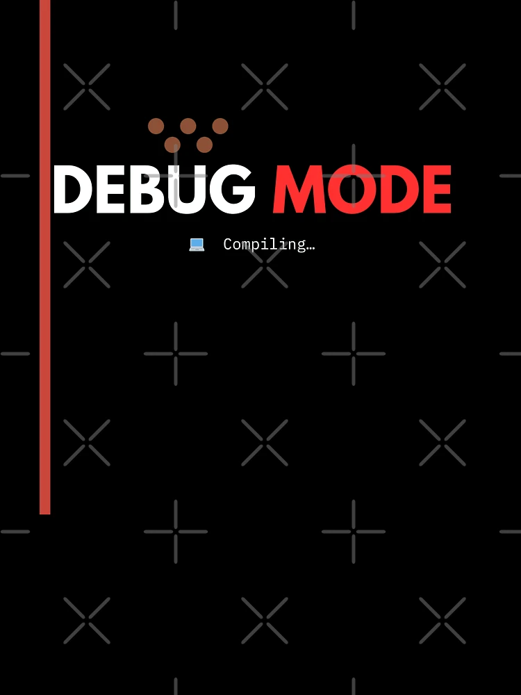 Thumbnail 7 of 7, Oversized T-Shirt, Debug Mode – Compiling.. – Programmer Humor Design designed and sold by AltMain.