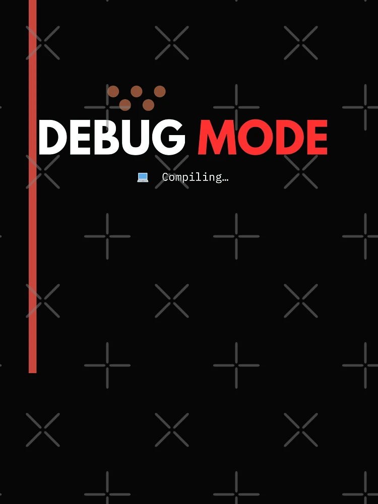 Thumbnail 4 of 4, Boxy T-Shirt, Debug Mode – Compiling.. – Programmer Humor Design designed and sold by AltMain.