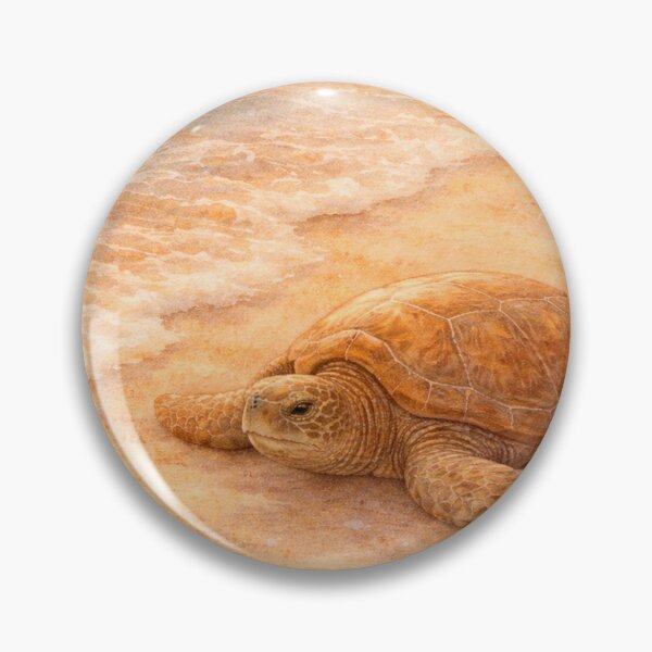 Item preview, turtle on sand, sacral chakra designed and sold by chihuahuashower.