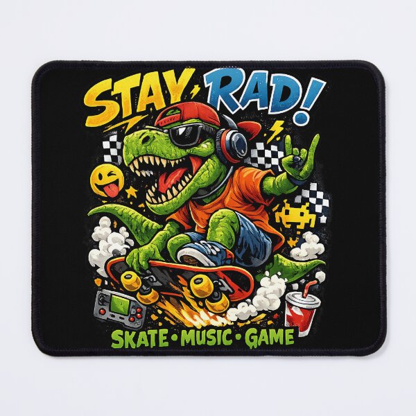 Item preview, Stay Rad Skate Dinosaur designed and sold by skycharts.