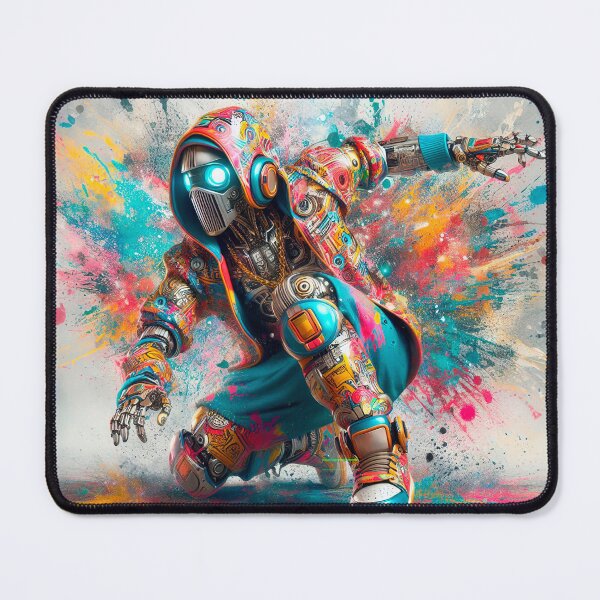 Item preview, Colorful robotic street artist designed and sold by paulrommer.