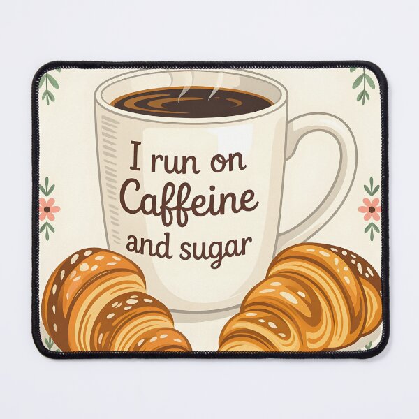 Item preview, I run on Caffeine and Sugar - Sentiment designed and sold by Ponted.