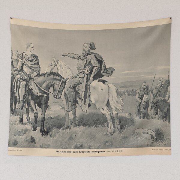 Item preview, Caesar negotiates with Aristovistus (1906) - Louis Gurlitt designed and sold by Candie-Shop.
