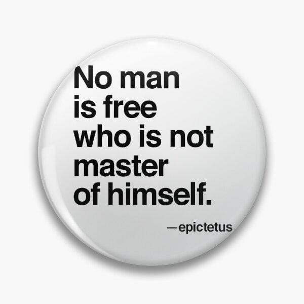 Item preview, Master of Yourself – Epictetus Stoic (Black Font) designed and sold by TshirtsLabs.