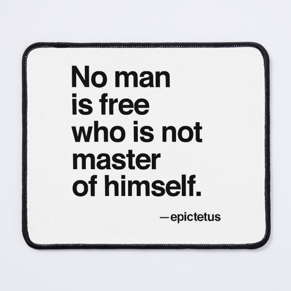Item preview, Master of Yourself – Epictetus Stoic (Black Font) designed and sold by TshirtsLabs.
