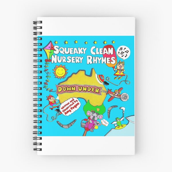 Item preview, Squeaky Clean Nursery Rhymes Down Under designed and sold by tuneinwithamy.