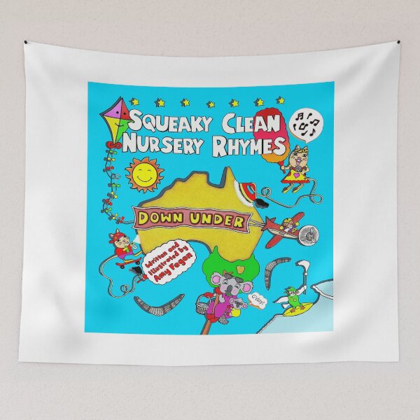 Item preview, Squeaky Clean Nursery Rhymes Down Under designed and sold by tuneinwithamy.