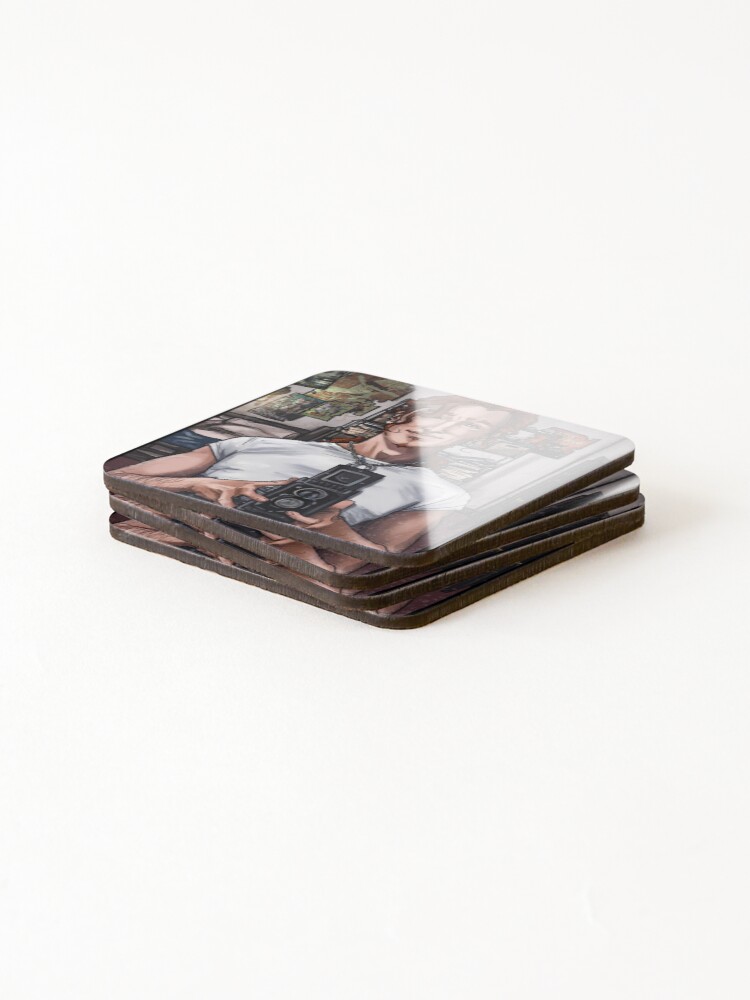 Thumbnail 4 of 5, Coasters (Set of 4), “Hello, New Reno” designed and sold by Stuartette.