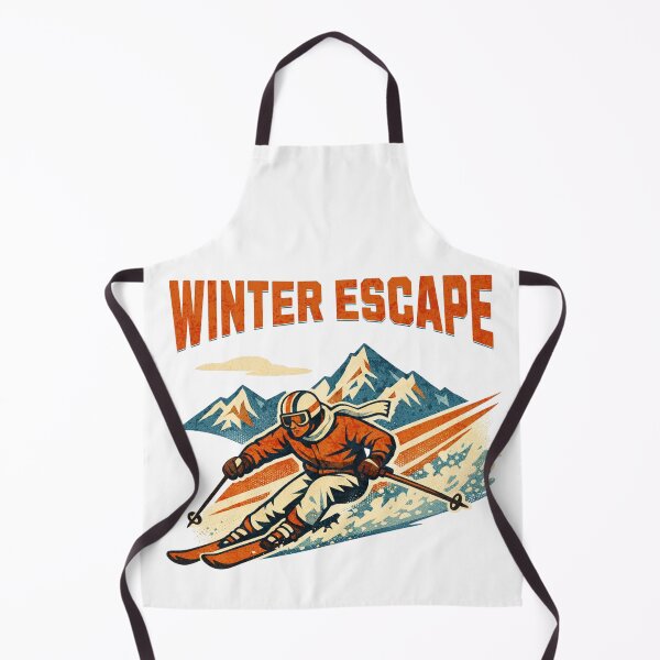 Item preview, Retro Winter Skiing - Alpine Skier designed and sold by Jakarprint.