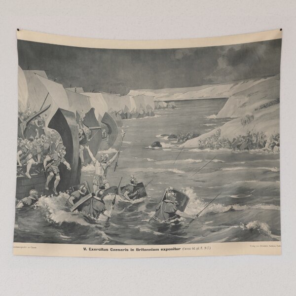 Item preview, Caesar’s army lands in Britain (1906) - Louis Gurlitt designed and sold by Candie-Shop.