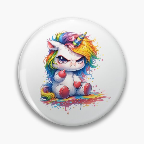 Item preview, Grumpy Unicorn – Cute but Moody | Funny Unicorn Design designed and sold by Tinosshop.