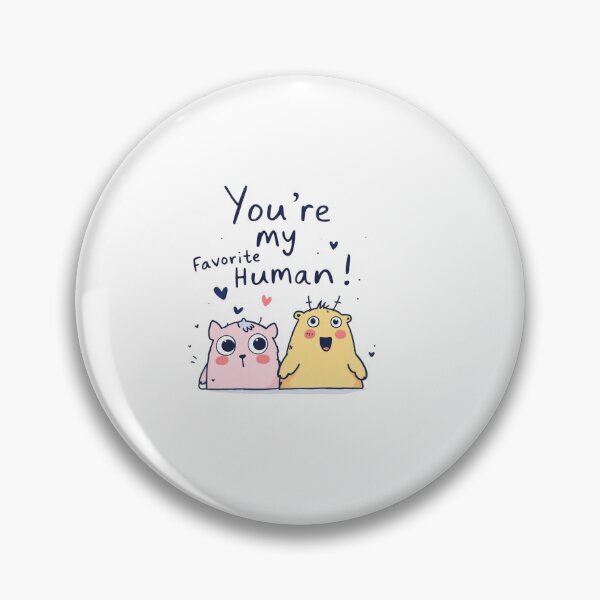 Item preview, You’re My Favorite Human Valentine Card | Cute Funny Love Card designed and sold by AlluringCreativa.