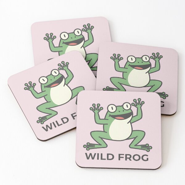 Item preview, Wild Frog Sticker – Chaotic Frog Energy Funny Meme Shirt designed and sold by ZyxDes.