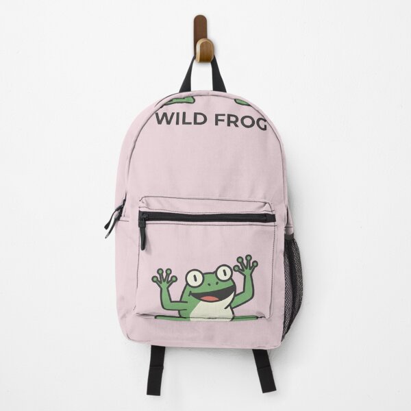 Item preview, Wild Frog Sticker – Chaotic Frog Energy Funny Meme Shirt designed and sold by ZyxDes.