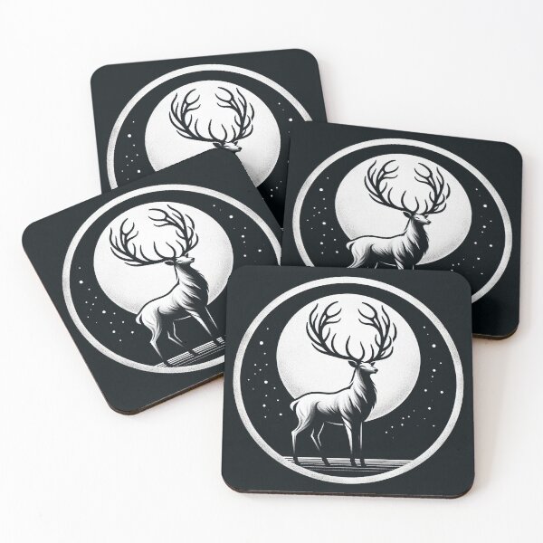 Item preview, Sacred White Stag Spirit designed and sold by Roberta Calabrese.