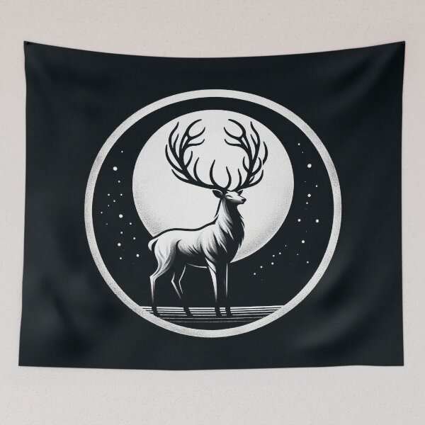 Item preview, Sacred White Stag Spirit designed and sold by Roberta Calabrese.