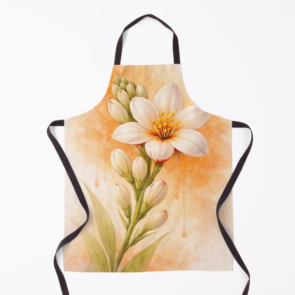 Item preview, Tuberose flower on peach (sacral chakra) designed and sold by chihuahuashower.
