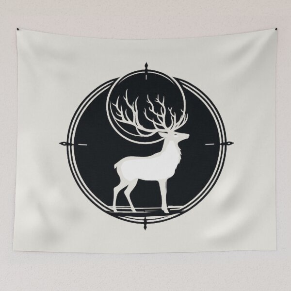 Item preview, Sacred White Stag Spirit designed and sold by Roberta Calabrese.