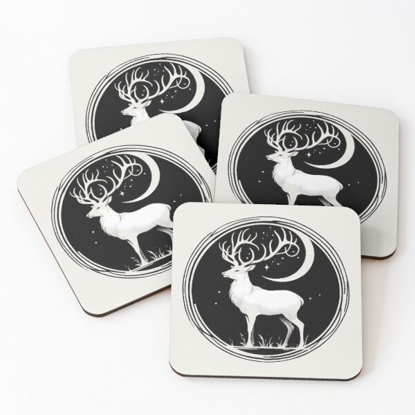 Item preview, Sacred White Stag Spirit designed and sold by Roberta Calabrese.