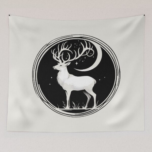 Item preview, Sacred White Stag Spirit designed and sold by Roberta Calabrese.