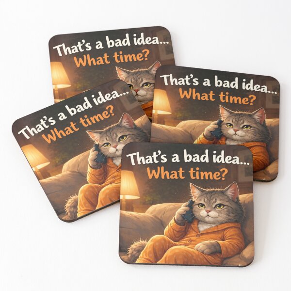 Item preview, Funny Cat Talking On The Phone designed and sold by VFWChuck.