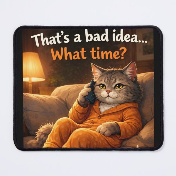 Item preview, Funny Cat Talking On The Phone designed and sold by VFWChuck.