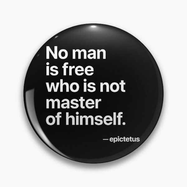 Item preview, Master of Yourself – Epictetus Stoic (White Font) designed and sold by TshirtsLabs.