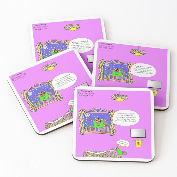 Item preview, Wash Hands - The Muffin Man designed and sold by tuneinwithamy.