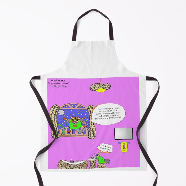 Item preview, Wash Hands - The Muffin Man designed and sold by tuneinwithamy.