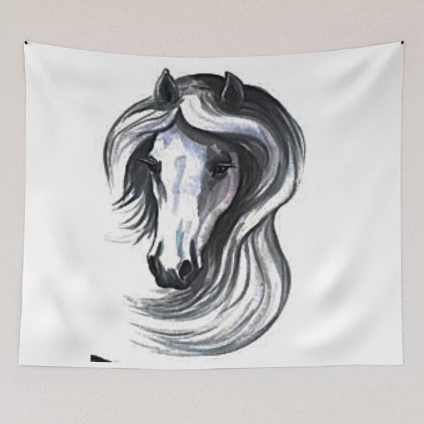 Item preview, Horse Head Illustration designed and sold by NoxLand.