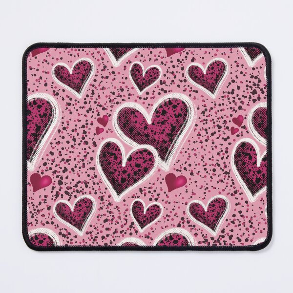 Item preview, Pink Valentine Hearts Pattern - Stippling Art Design designed and sold by Jeanna’s Designs.