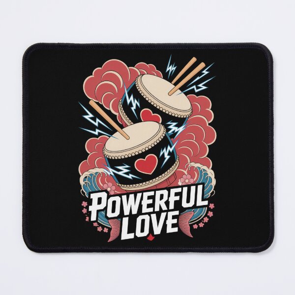 Item preview, Powerful Love - Japanese Taiko Drums Waves Valentine Thunder designed and sold by DarylWelsh2024.