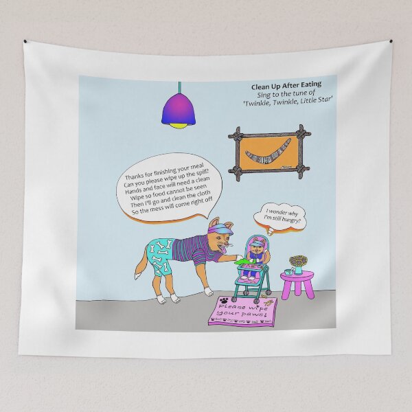 Item preview, Clean Up After Eating - Twinkle, Twinkle, Little Star designed and sold by tuneinwithamy.