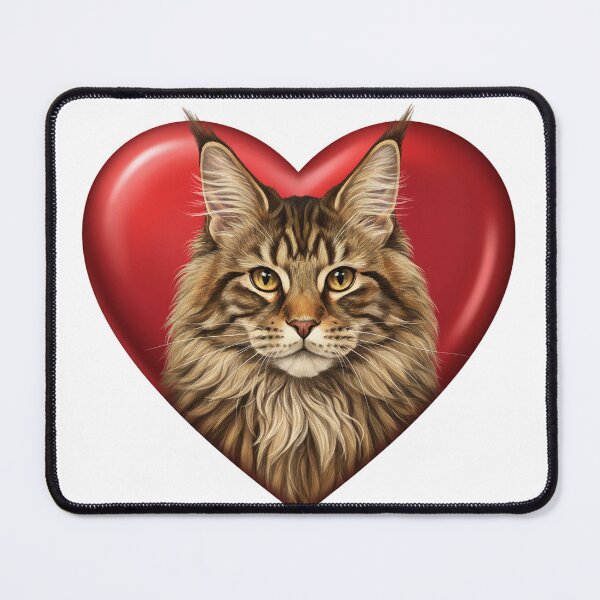 Item preview, Valentines Pets in Hearts Maine Coon designed and sold by KC's.