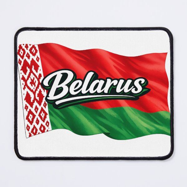 Item preview, Belarus Waving Flag Typography – Belarus National Pride Patriotic Country Flag Design designed and sold by GarnerSupplyCo.