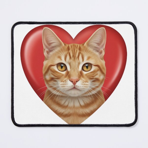 Item preview, Valentines Pets in Hearts Orange Tabby designed and sold by KC's.