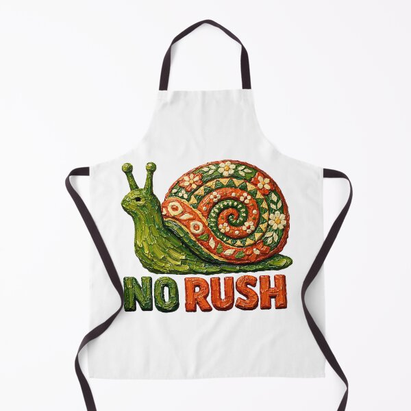 Item preview, No Rush Snail with Folk Shell - 3D Impasto Decorative Art designed and sold by LSphere Art.