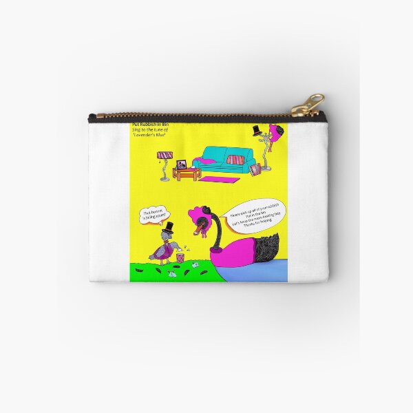 Item preview, Put Rubbish in Bin - Lavender's Blue designed and sold by tuneinwithamy.