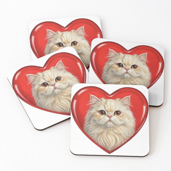 Item preview, Valentines Pets in Hearts Persian designed and sold by KC's.