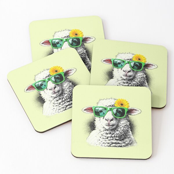 Item preview, Sheep Pop Art Street Style Raster Illustration designed and sold by CreareAT.