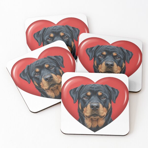 Item preview, Valentines Pets in Hearts Rottweiler designed and sold by KC's.