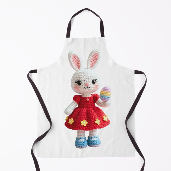 Item preview, Cute crocheted bunny with Easter egg designed and sold by Kamoufleur.