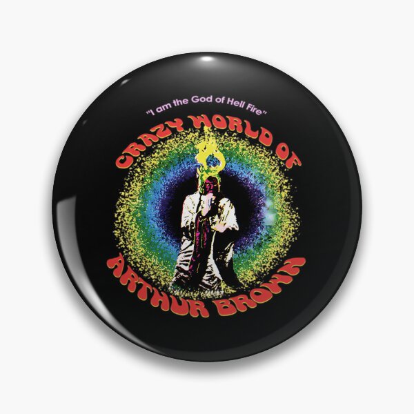 Item preview, I Am The God Of Hell Fire Crazy Wold Of Arthur Brown God Of Hell Fire designed and sold by aesthetiks4.