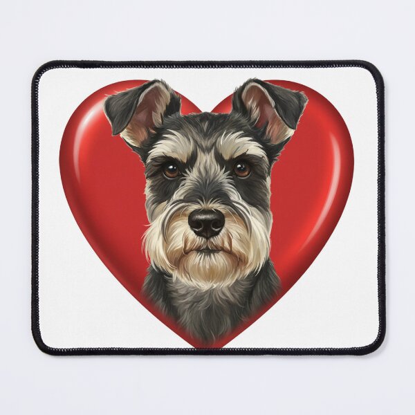 Item preview, Valentines Pets in Hearts Schnauzer designed and sold by KC's.