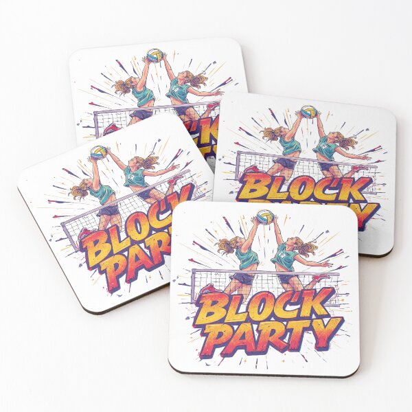 Item preview, Block Party Volleyball T-Shirt designed and sold by RMTrendy.