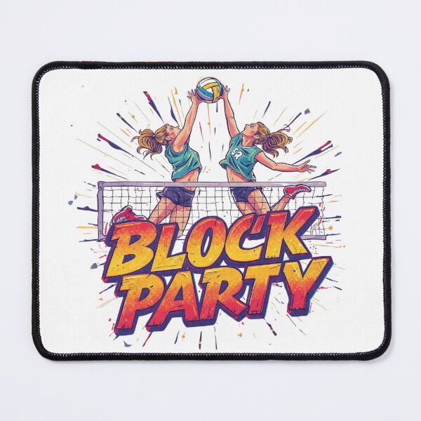 Item preview, Block Party Volleyball T-Shirt designed and sold by RMTrendy.