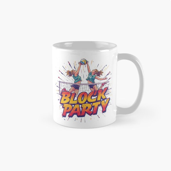 Item preview, Block Party Volleyball T-Shirt designed and sold by RMTrendy.