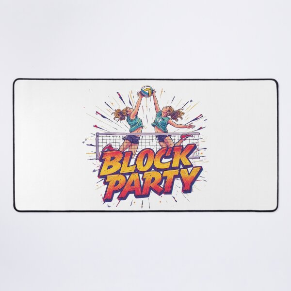 Item preview, Block Party Volleyball T-Shirt designed and sold by RMTrendy.